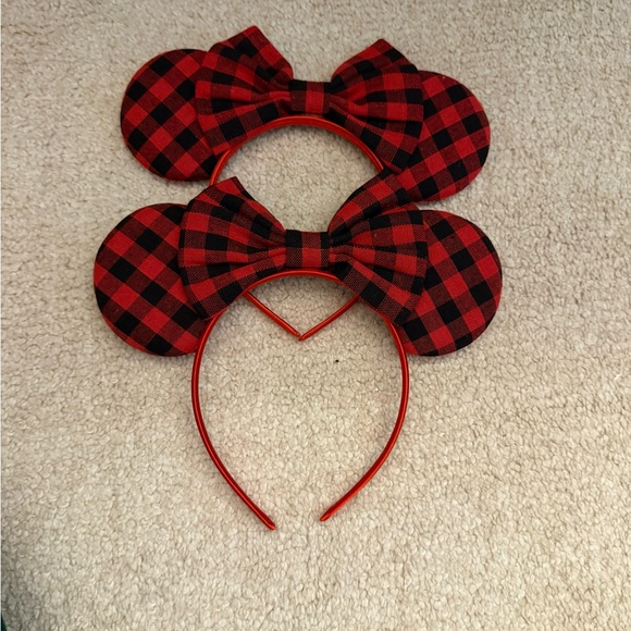 Plaid and Sequin Mouse Ear Headbands Bundle of 14 main image 6